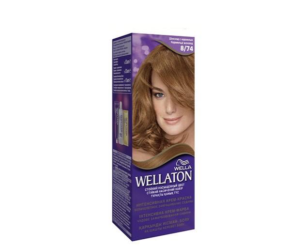 WELLATON hair dye N8/74 